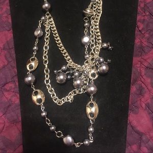 Long Ribbon and Bead Necklace - Paparazzi